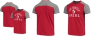 Majestic Men's Scarlet, Heathered Gray San Francisco 49Ers Gridiron Classics Field Goal Slub T-shirt